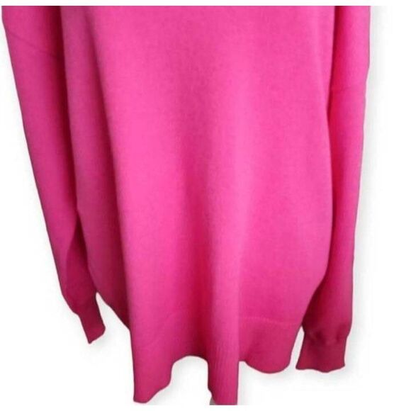 THE DROP JOSEPHINE PINK CUTOUT SWEATER SZ.L NWT. - Picture 4 of 10